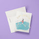 Ski Babe Birthday Greeting Card