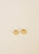 Small Channel Gold Hoop Earrings