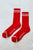EXTENDED Boyfriend Socks: Red