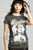 Blondie NYC Burn Out tee Black