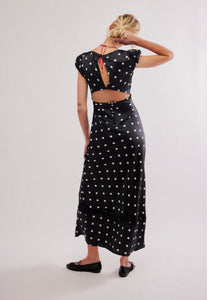 Butterfly Babe Midi Black & White