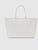 Leo Canvas Tote Washed White Leopard