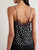 Amelie Camisole Black White Double Dot Jacquard