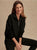 Catherine Half Zip Sweat Black