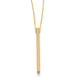 Gold Bar Necklace: Gold