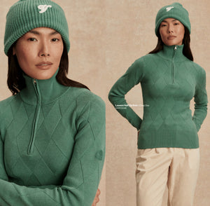 Lawson Half Zip Knit Deep Sea