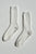 Cottage Socks: White Linen