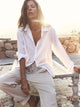 Beau Button Down in White