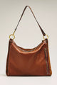 Kyle Large Cinnamon Suede Antique Gold