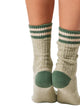 Jackson Cozy Stripe Socks- Sage