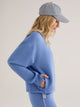 Sian Cropped Half Zip Sweat Marina