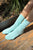 Ballet Socks  Aqua