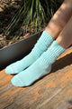 Ballet Socks  Aqua