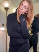 Alaska Crest Superfluous Hoodie Black Gold