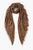 Cashmere Silk Scarf Roasted Pecan Leopard