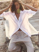 Beau Button Down in White