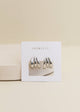 Silver Three Hoop Huggie - Earring