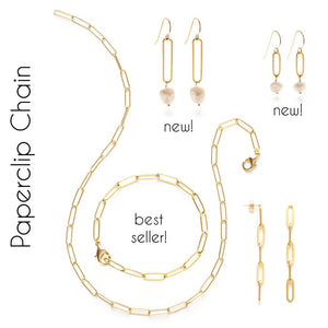 Paperclip Chain 20"