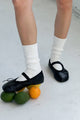 Cottage Socks: White Linen