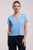 Elisha Short Sleeve V-Neck Tee Pacific