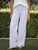 Limerick Wide-Leg Carpenter Pant Navy White Stripe