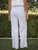 Limerick Wide-Leg Carpenter Pant Navy White Stripe