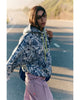 Printed Final Call Hoodie Wild Side Navy Combo