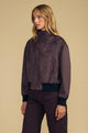 Quincy Mock Neck Jacket Mole