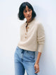 Cashmere Luxe Henley Heather Grey