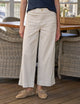 Limerick Crop Wide Leg Carpenter Pant Cement
