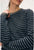 Cashmere Textured Stripe Crew Blue Combo
