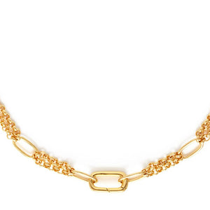 Oval Link Statement Chain Necklace