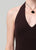 Mila Halter Dress Chocolate