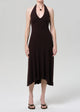 Mila Halter Dress Chocolate