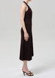 Mila Halter Dress Chocolate
