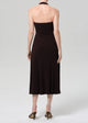 Mila Halter Dress Chocolate