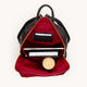 Hunter Backpack Large Black Gold Red Zip