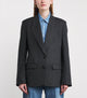 Ross Single Breasted Blazer Dark Heather Grey