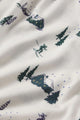 Gisele Printed TENCEL™ Modal Long PJ Set Ski Chalet Ivory/Pine