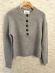 Cashmere Luxe Henley Heather Grey