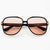 Spencer Aviator Bar Sunglasses Black Pink