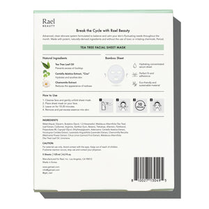 Rael Beauty Tea Tree Facial Sheet Masks