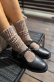 Ballet Socks: Mocha Mousse