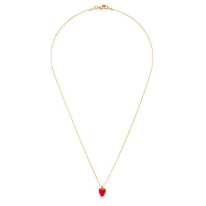 Summer Strawberry Necklace