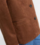 Salie Faux Suede Brown Jacket
