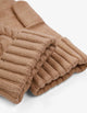 Charlene Cable Knit Mitten Praline