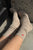 Embroidered Snow Socks: TAN + HEART