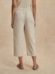 Ellison Crop Wide Leg 24" Birch Marl