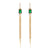 Emerald Duster Earrings