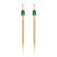 Emerald Duster Earrings